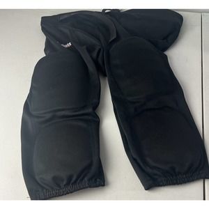Schutt Men's 7 Pad Integrated Football Pants Pads 96000306E Black Sz L Practice